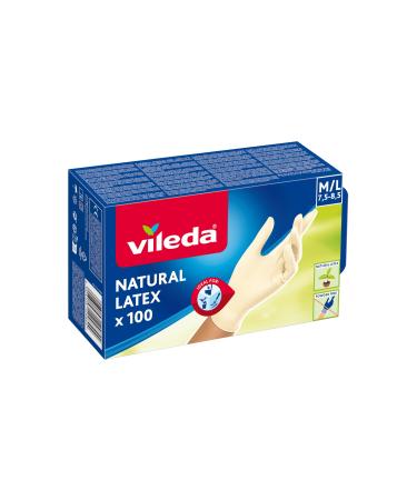 VILEDA Gloves Multilatex Size M/L 100 PIECES M/L (100 pieces)