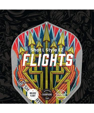 Shot! Darts L-Style EZ L3 Roman Empire Legion Dart Flights - Premium Quality - Buy Online on GoSupps.com