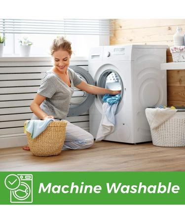 Swiffer-Compatible 12.5'' Reusable Microfiber Mop Refill Pads - 4 Pack | Washable for Hard Floor Cleaning - Buy Online on GoSupps.com