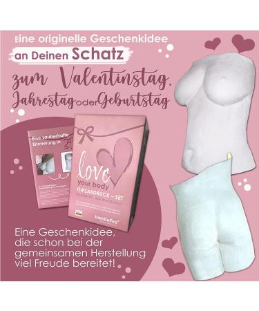 Bambelina Gift for Couples - 3D Plaster Cast Body Set for Valentine's Day Anniversary & Birthdays - Perfect Gift Pack of 2 - Buy Online on GoSupps.com