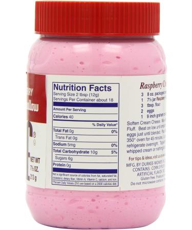 Raspberry Marshmallow Fluff 212g (pack of 4) - Buy Online on GoSupps.com