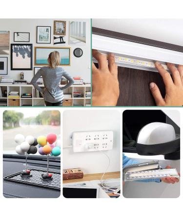 Double Sided Tape Heavy Duty  164ft Waterproof Mounting Adhesive Tape  Removable Tape for Walls  Poster  LED Strip  Car Trim  Home/Office Decor  Craft Project  Made of 3M Tape  White (164ft x 0.39in) - Buy Online on GoSupps.com
