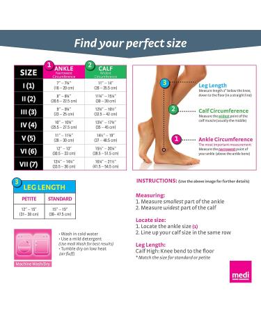 Buy Mediven for Women Vitality Calf High Stockings 30-40 mmHg - Closed Toe - International Shipping Available - Buy Online on GoSupps.com