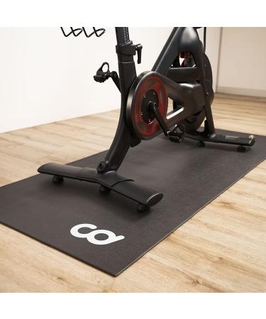 CyclingDeal Bike Trainer Floor Mat - 30 x 60 Thick Gym Flooring for Indoor Cycles & Steppers - Buy Online on GoSupps.com