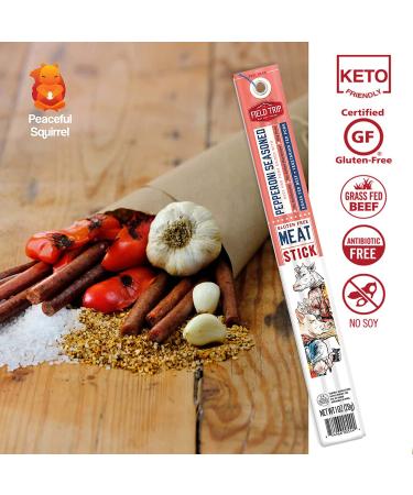Peaceful Squirrel Field Trip Snacks Meat Sticks 15-Pack - Variety of 5 Flavors | Keto Gluten Free Jerky | Low Carb High Protein Snacks | No Nitrates | All Natural Ingredients | 1 Ounce - Buy Online on GoSupps.com