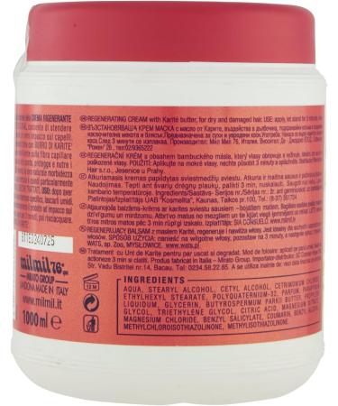 Milmil - Regenerating Cream with Shea Butter 1 L Pack Da 4  - Buy Online on GoSupps.com