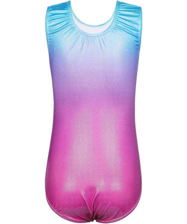 BAOHULU Girls Gymnastics Leotard | Sparkle Print Dance Outfit 5-6 Years | Pink Cat Design - Buy Online on GoSupps.com