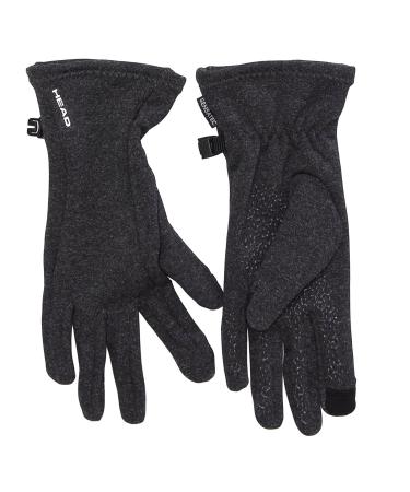 HEAD womens touchscreen running gloves (Heather grey, Small)