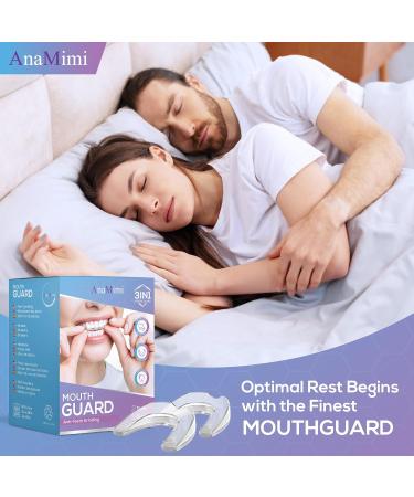 Protect Your Smile while sleeping Mouth Guard for grinding teeth night comfort guaranteed relieve your bruxism with our dental protector.This Night guard for teeth will also protect you during your travels with its case - Buy Online on GoSupps.com