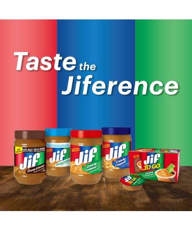 Jif Light Creamy Peanut Butter Smooth & Creamy Texture No Stir 500g Jars (Pack of 12) Light Creamy 1 g (Pack of 12) - Buy Online on GoSupps.com