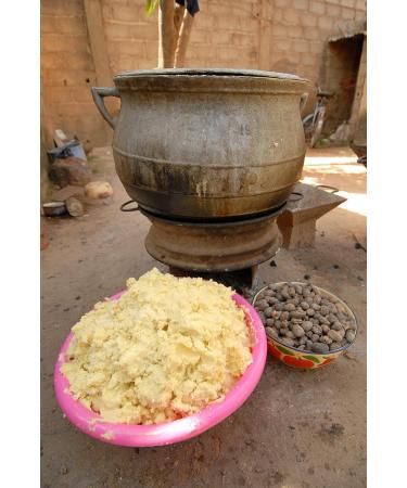 8 oz. African Shea Butter Yellow Raw - 100% Pure - Unrefined Soft Creamy. For Dry and Cracked Skin. DIY Body Butter Hair and Face Treatment. Great for Lotion Soap Eczema & Stretch Mark Creams. - Buy Online on GoSupps.com