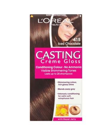 L'OR AL L'Or al Paris Casting Cream Gloss 415 Pack of 3 bottles of moisturizing cream Iced Chocolate