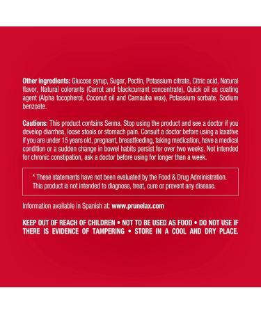 Prunelax Gummies Red 5.29oz - Natural Digestive Support | Buy Online - Buy Online on GoSupps.com