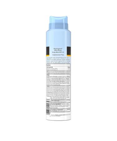Neutrogena Ultra Sheer Body Mist Sunscreen Spray SPF 45 - Pack of 3 - Buy Online on GoSupps.com