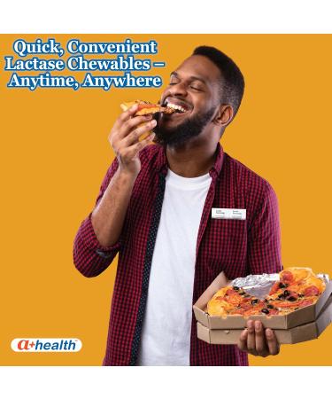 A+Health Dairy Relief Lactase Enzyme 9000 FCC Chewable Tablets 60 Count Fast Acting Dye-Free Dietary Supplement Vanilla Flavor Single Serve Pouches for Adults and Children 4 Years and Up 60 Count (Pack of 1) - Buy Online on GoSupps.com