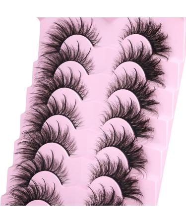 Fox Eye Lashes Wispy Faux Mink Lashes Fluffy Fairy Cat Eye Lashes That Look Like Extensions Spiky Fake Eyelashes Natural Look - Buy Online on GoSupps.com