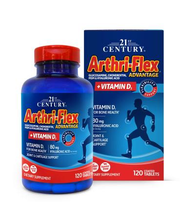 21st Century Arthri-Flex Advantage + Vitamin D3 120 Coated Tablets