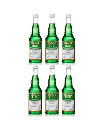 Clubman Osage Rub Invigorating Splash for Head and Face Facial Astringents (6Pack)
