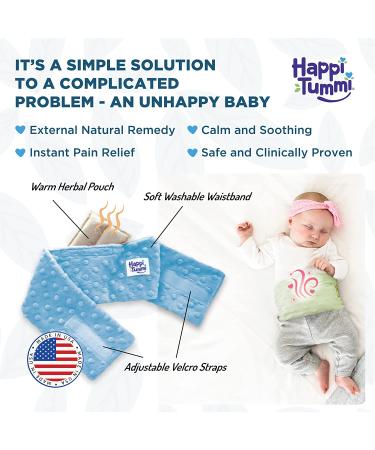 Happi Tummi Baby Gas Relief Wrap | Natural Herbal Therapy for Colic & Upset Stomachs | Infant Gas Relief - Giraffe Design - Buy Online on GoSupps.com