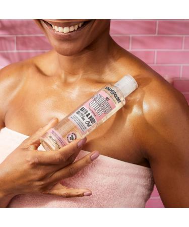 Soap & Glory Original Pink Nourishing Bath & Body Oil - 200ml, with Argan Oil, Vitamin E, & Almond Oil for Dry Skin - Rose & Bergamot Scent - Buy Online on GoSupps.com