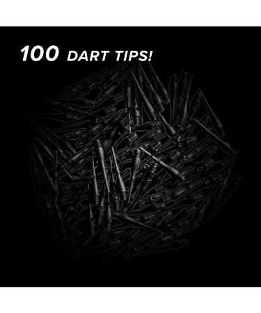 Viper Tufflex III 2BA Soft Tip Dart Points - Black (100 Pack) - Buy Online on GoSupps.com