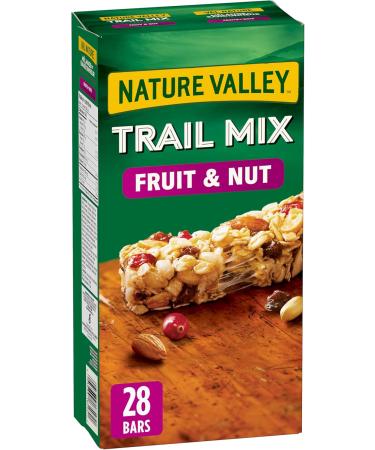 NATURE VALLEY - VALUE PACK - Trail Mix Fruit & Nut Chewy Granola Bars 28 Bars 980 grams & Crunchy Granola Bars Pecan Crunch 10 Count - Buy Online on GoSupps.com