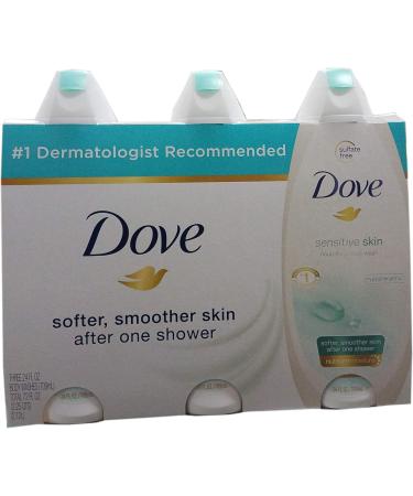 Dove Sensitive Body Wash (Pack of 3) 72.0 Fl Oz