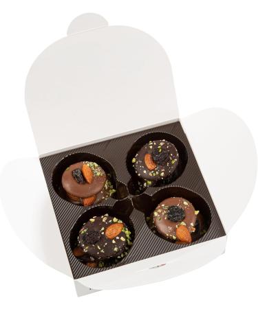 CHEVALIERS D'ARGOUGES French Master Chocolatiers - Beggars assortment set with dried fruits dark chocolate 70% and milk 33 - Buy Online on GoSupps.com