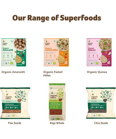 Organic Tattva Ragi Whole Finger Millet 500g Certified by USDA - Buy Online on GoSupps.com