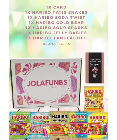 Sweets Gift Box Letterbox Haribo Selection Box With A Lovely Card -Halloween Easter Valentine Christmas Birthday For Haribo Lovers - Buy Online on GoSupps.com