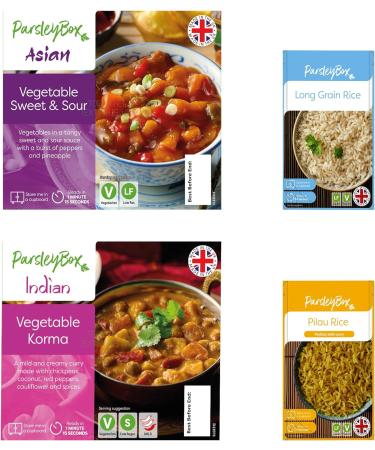 Vegetarian Ready Meals (8 Meals + 3 Sides) Microwavable Long-Life Ready Meal Deal - Buy Online on GoSupps.com