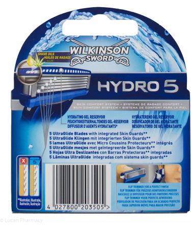 Buy Wilkinson Sword Hydro 5 Razor Blades - 4 Pack | International Shipping Available - Buy Online on GoSupps.com