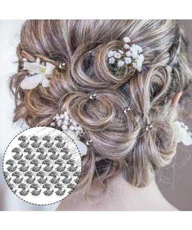 Luckious Rhinestone Hair Clips - Elegant Hair Diamante Accessories for Weddings and Special Occasions diamond - Buy Online on GoSupps.com
