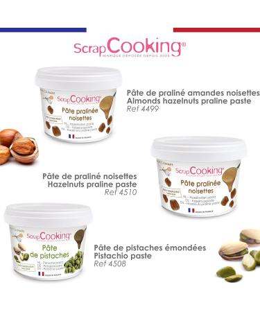 ScrapCooking - P te de Pralin Noisettes 200g - Ingr dient pour P tisseries G teaux Desserts Macarons Entremets Cakes Glaces Paris Brest - Pot de Pralin Pr t l emploi - 4510 - Buy Online on GoSupps.com