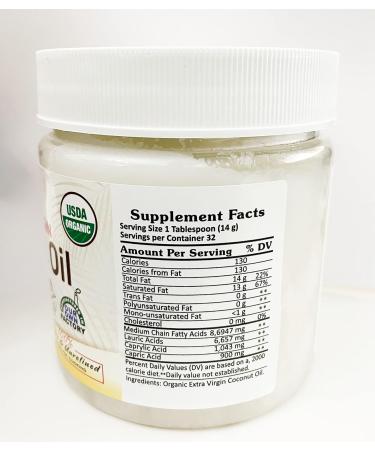 ICAN London 100% Natural Pure Coconut Oil 16oz - Extra Virgin Cold Pressed - Buy Online on GoSupps.com
