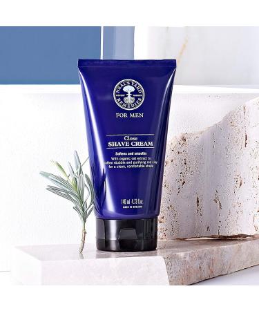 Neal's Yard Remedies Close Shave Cream 140ml - Achieve the Perfect Shave with Softening and Smoothing Formula - Buy Online on GoSupps.com