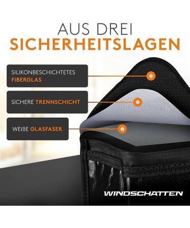 Windschade Ebike Battery Pocket | Protective Cover for E-Bike Batteries | BAY COUNDATION | Two Sizes | Zipper & Reflectors | Size M | International Shipping - Buy Online on GoSupps.com