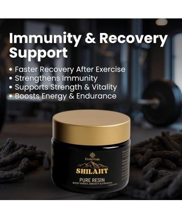 Exotic Veda Pure Himalayan Shilajit Resin 50g 70% Fulvic Acid Lab Tested Authentic Mineral Pitch Natural Energy Strength & Immunity Support for Men & Women - Buy Online on GoSupps.com
