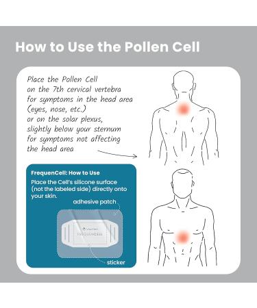 Pollen FrequenCell Wearable Frequency Therapy for Spring/Summer Hay Fever and Irritation 100% Natural Zero Side Effects Endorsed by Doctors and Olympic Athletes - Buy Online on GoSupps.com