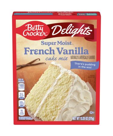 Betty Crocker Delights Super Moist Cake Mix French Vanilla 13.25oz