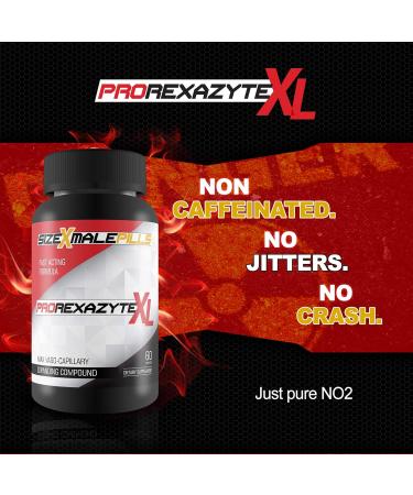 Pro Rexazyte XL - Max Vaso-Capillary Expanding Compound - L-Arginine Enlargement Formula for Improved Blood Flow and Vein Expansion - Pro XL Rexazyte Pills for Improved Circulatory Function - Buy Online on GoSupps.com
