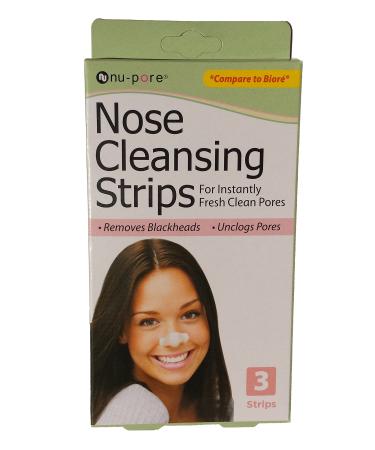 24 Nu Pore cleansing nose strips cleans unclogs pores