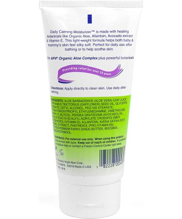 TriDerma Baby Daily Calming Moisturizer - Aloe Vera & Avocado for Sensitive Skin, 6.2 oz - Buy Online on GoSupps.com