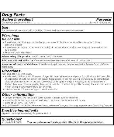 Tilcare Ear Wax Removal Drops 2-Pack - Safe & Effective Ear Cleaning Solution - 0.5 Fl Oz Each - Buy Online on GoSupps.com