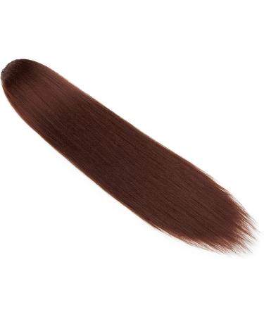 S-noilite Long Ponytail Extension with drawstring clip in ponytail extensions Synthetic hair extensions hairpieces for Women 22 inch Dark Auburn - Buy Online on GoSupps.com