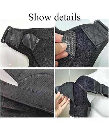 Shoulder Support Brace Adjustable Stability Sleeve Wrap for Torn Rotator Cuff AC Joint Pain Relief Tendonitis - Buy Online on GoSupps.com
