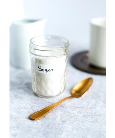 USA-Made Waterproof Write-On Food Labels - Multipurpose, Freezer & Dishwasher Safe for Home Organization - Self-Laminating Kitchen Labels (White) - Buy Online on GoSupps.com