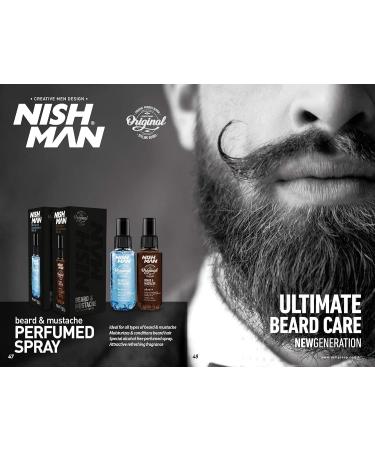 Buy Nishman Beard & Mustache Care - Adonis Parfumed Spray (75ml) | International Shipping Available - Buy Online on GoSupps.com