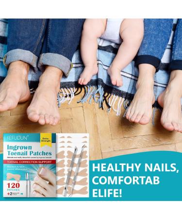 Ingrown Toenail Patch Ingrown Toenail Corrector | Toenail Repair to Relieve Nail Groove Nail Correction Patches Suitable for Men Women and Elderly Adern - Buy Online on GoSupps.com