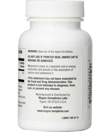 Optimum Magnesium Gluconate Tablets 250mg - 100 Count | Essential Mineral Supplement - Buy Online on GoSupps.com